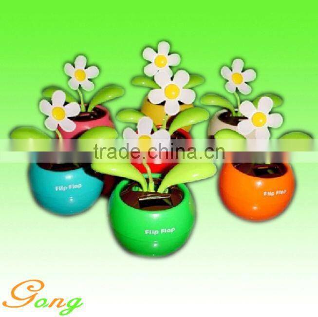 Hot Sale Mini Beautiful Quilling Flip Flop Solar Flower For Wholesale