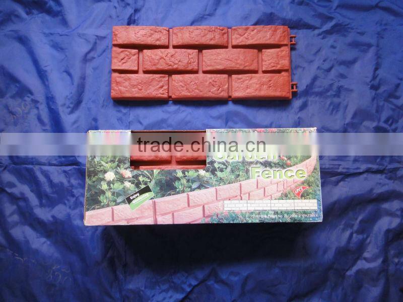 Stone look Garden Fence, Lawn Edging, 2015 hot selling
