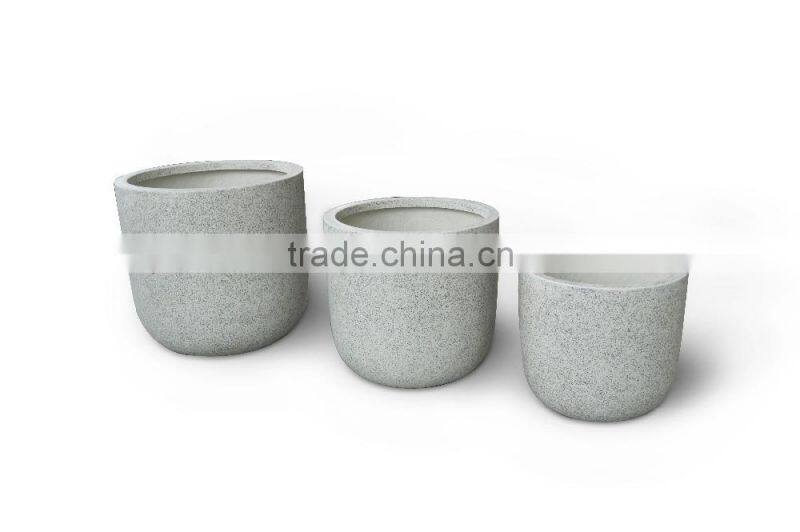 Sandstone Round Outside Garden Nursery Plant Pot