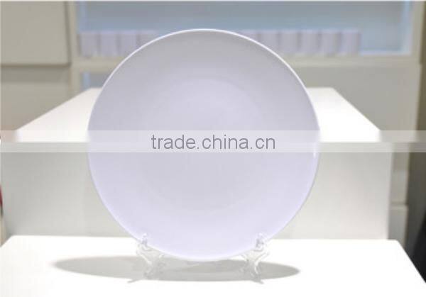 Dishwasher Safe White Polymer Plate For Sublimation