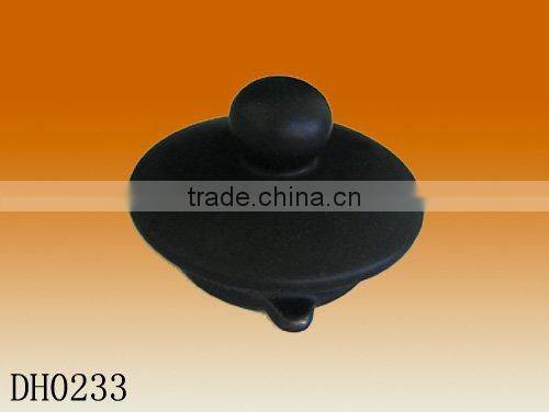 Factory direct wholesale 300ml black matt ceramic teapot