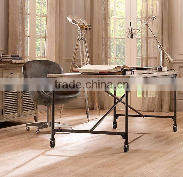 2016 Hot saele American country style vintage solid wood cafe dinning table