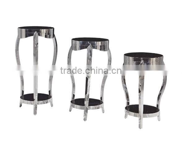 simple design stainless steel flower stand for wholesale