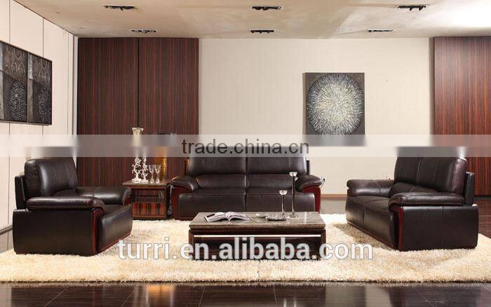 European style Italian split leather sectional sofa home sofa