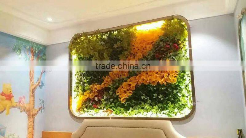 Artificial green plant wall factory