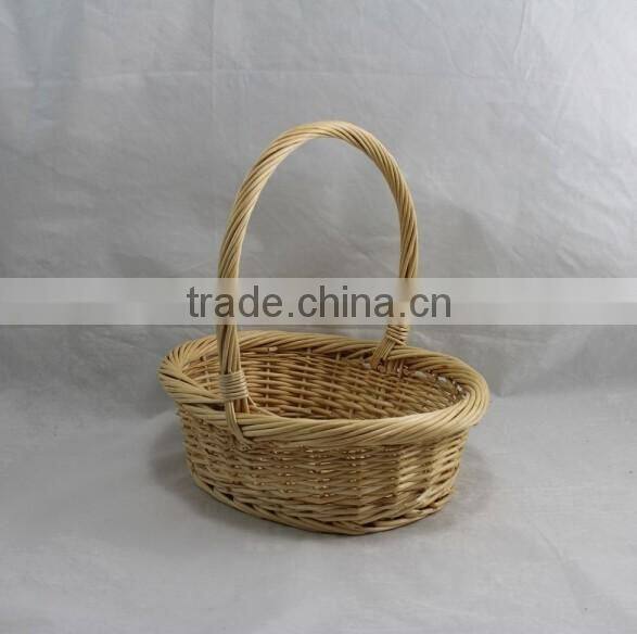 hot sell cheap hand weave rattan flower basket / fruit basekt decoration / wicker storage basket