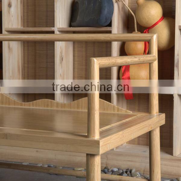 Chinese style bamboo single chair with unique design