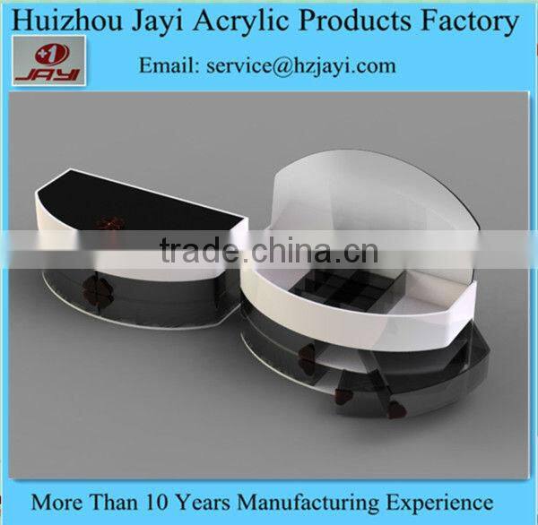 Top Quality Acrylic Makeup Container With Mirror