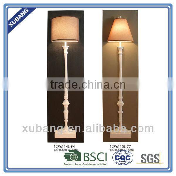 Long square MDF plaque with lights for wall decoration