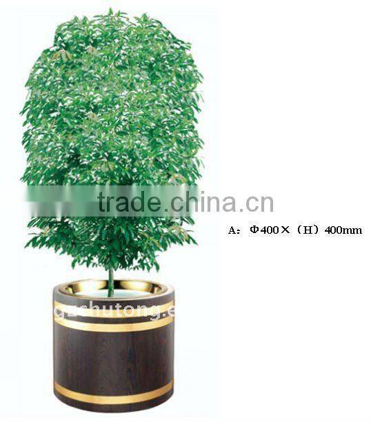 Hotel lobby flowerpot