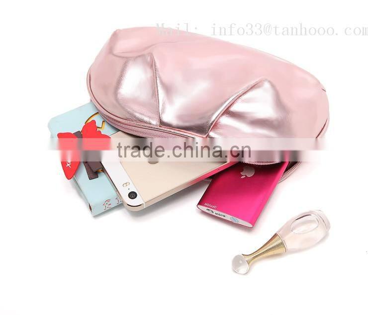 TANHOOO personalized cosmetic bags pink bulk cosmetic bags production Emboss or Printing