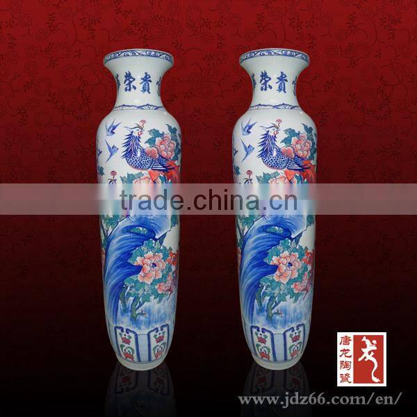 Blue and white porcelain vase large floor vases antique vases
