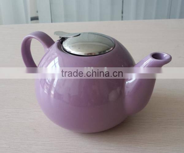 BTHJC-8 factroy direct wholesale ceramic color teapot