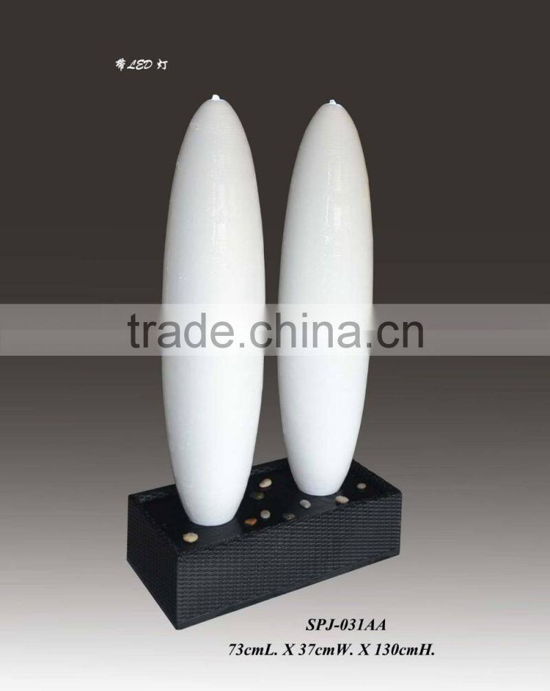 led lighting hotel frp water tank decor