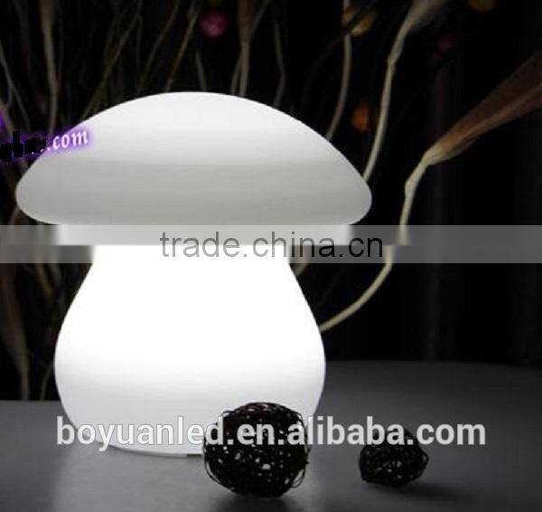 Mushroom Shape Plastic LED home furniture decoration table lamp