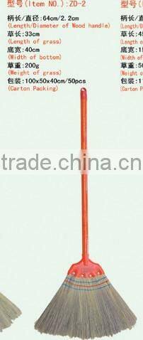 household cleaning soft grass broom