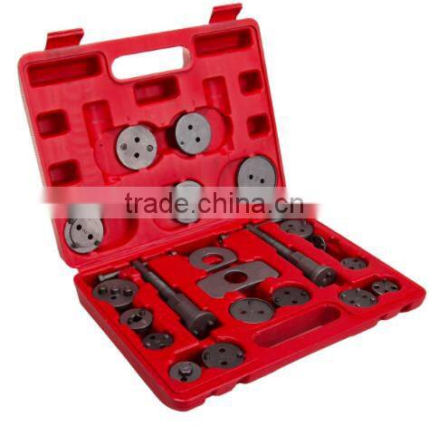 21PCS Caliper Disc Brake Wind Back Pad Piston Compressor Tool Kit For WE-B1013