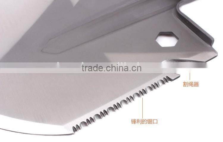 multifunctional stainless steel Survival Tactical Sappers Shovel, outdoor camping shovel