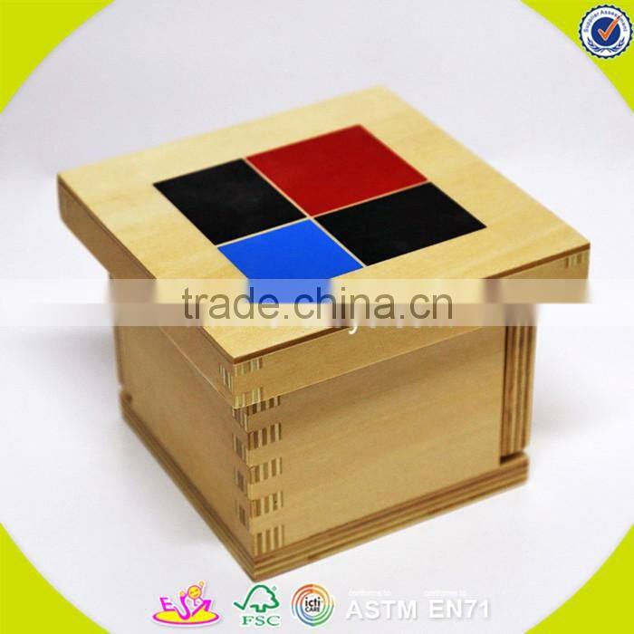 2017 New design preschool blocks wooden montessori teaching materials W12F014