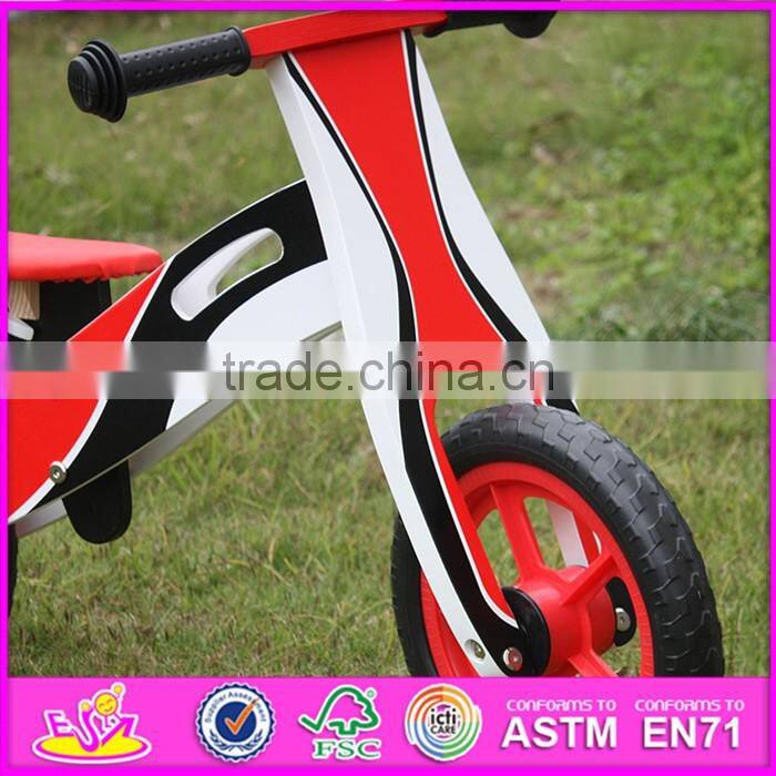 2016 new design preschool wooden balance bikes for toddlers W16C131