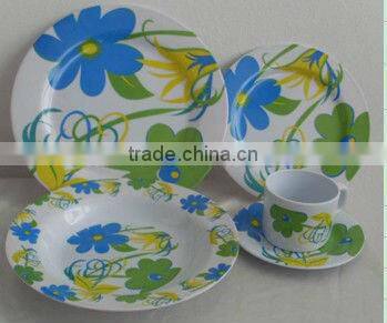4 pcs bowl set/plastic bowl set/4pcs melamine salad mixing bowl