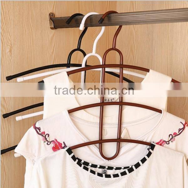 custom wholesale plastic hanger/custom 3 layer cheap plastic hanger/cheap plastic hanger for cloth manufacturer