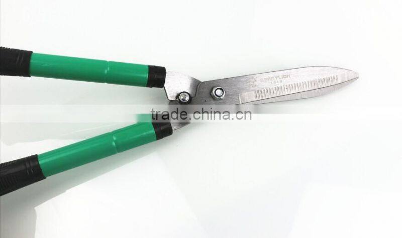 BERRYLION high carbon steel super light telescopic hedge shear with rubber handle