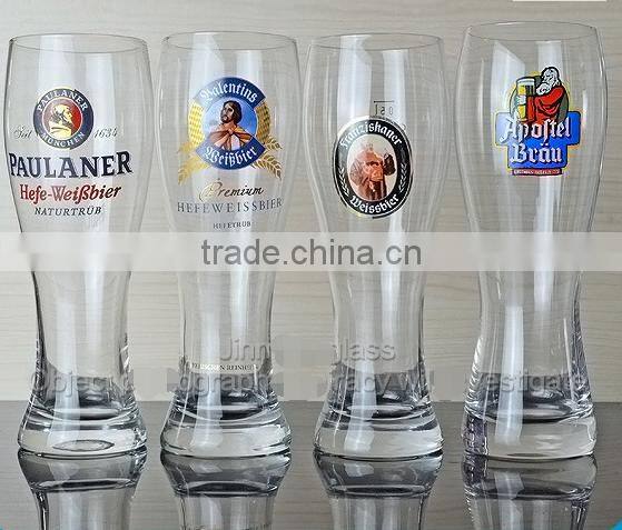Glass beer cup ;Pilsner cup; glass cup