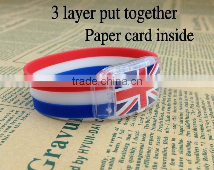 2016 Promotional LED Silicone Bracelet China Supplier