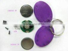 Plastic Keychain White Light Electronic Key Finder