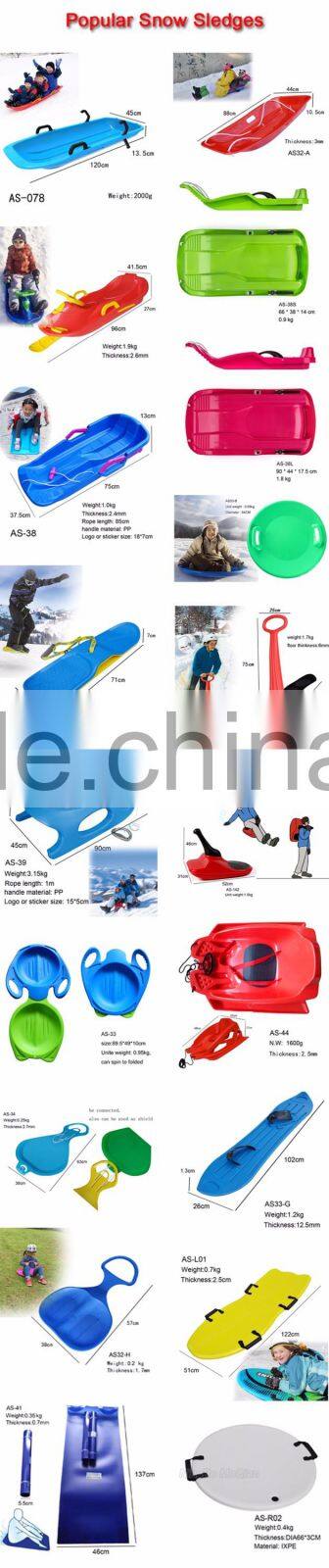 snow BOB with secure ceinture kids snow sled CFO LUGE for under 3 years old