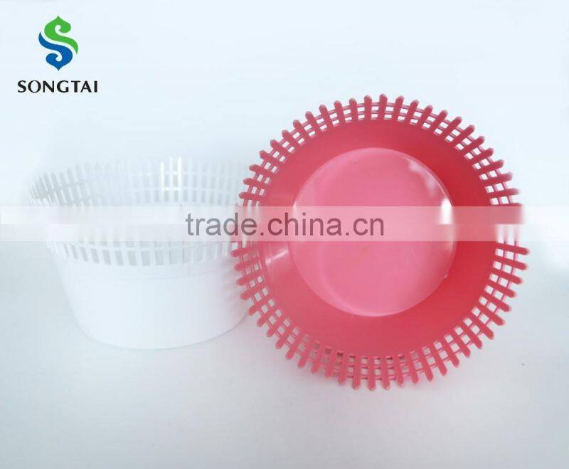 2016 new style pp plastic circular fence fruit basket