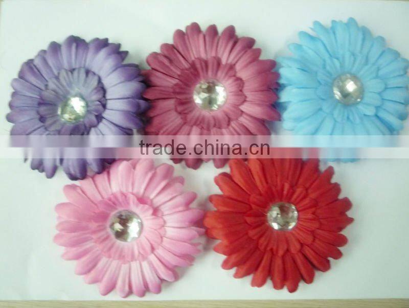 blue Medium Whiter Gerber Dasiy Flower