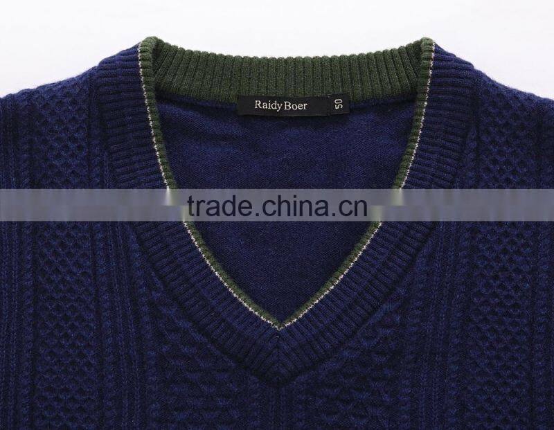 2016 v neck new design beautiful sweater