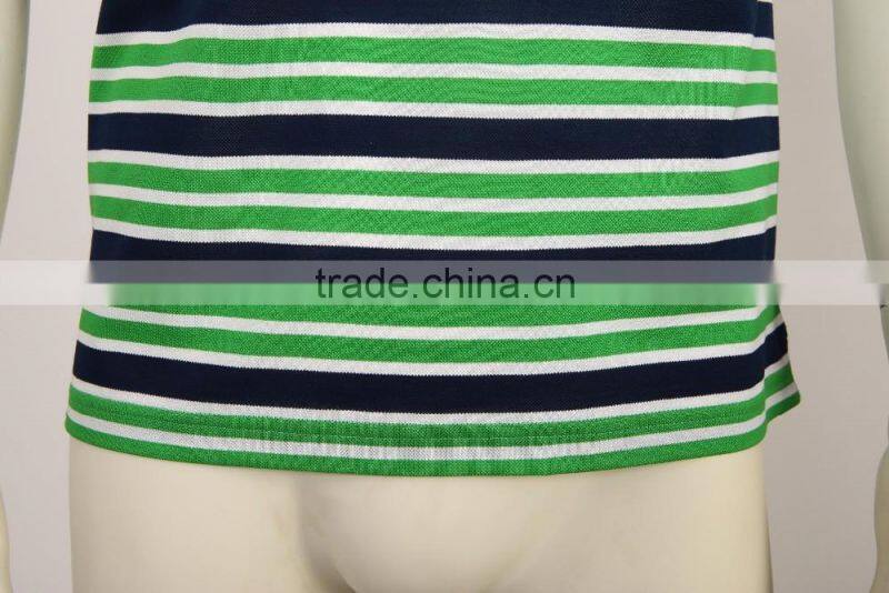 Fashion designe colorful striped t-shirt