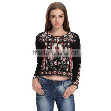 Woman New Fashion Clothing Manufacturer Sequin Beaded Petite Jacket