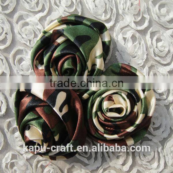 Cute hand made satin flowers for hair
