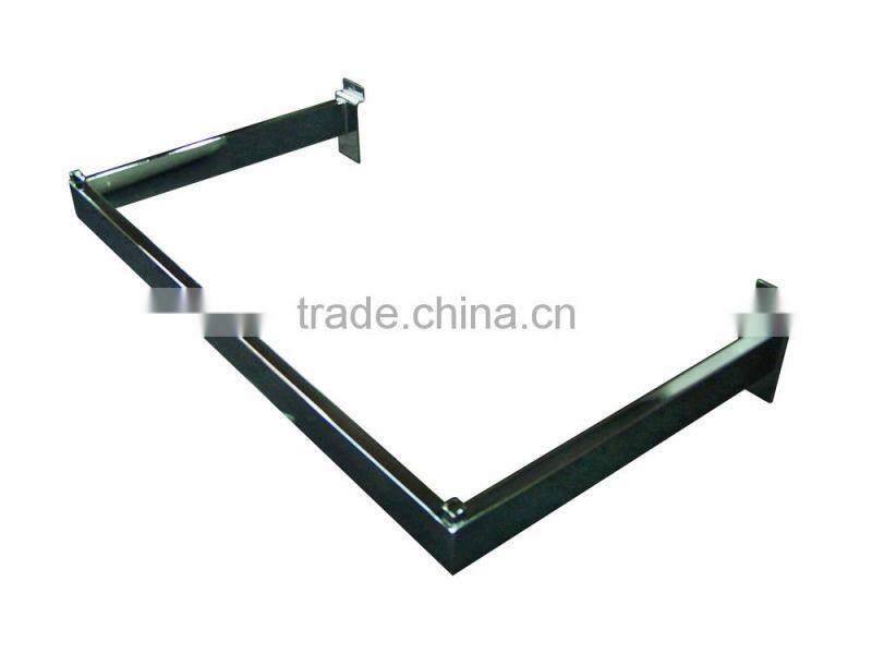 U-shaped hangrail clothing shelf