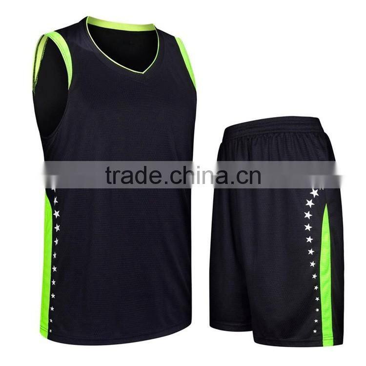 Customized free design basketball jersey black color for team/racing club