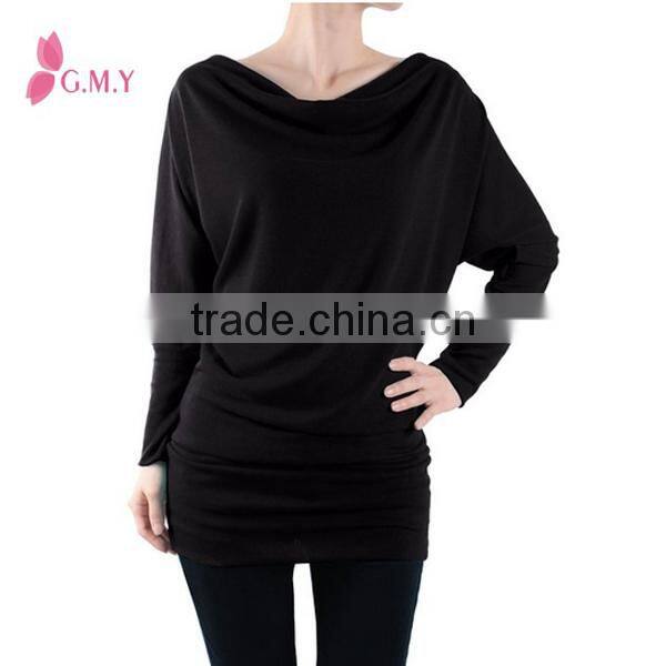 Women's Long Sleeve Basic Tunic Top, High Fashion Womens Clothing ladies garment