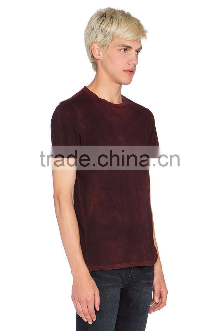 Cheap round neck blank 100%cotton t shirt vintage shirt