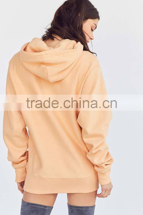 Popular Fleece Hoodie Sweatshirt Reverse Weave Hoodie With Soft Fleece Inside and Embroidery Logo