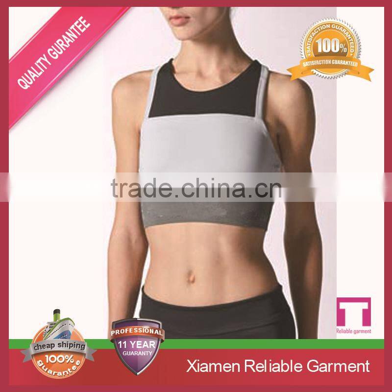 Top quality gym wear 88% nylon 12% spandexbra/ sexy fitness yoga bra for women