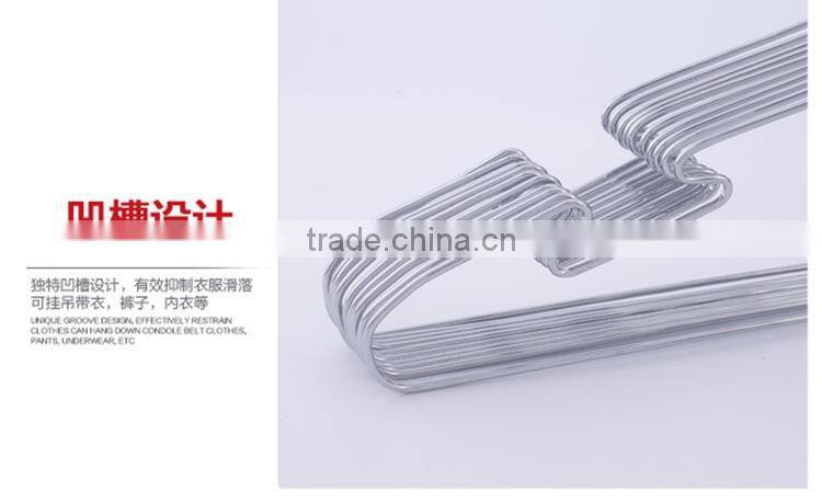 FOB Price stock wholesale laundry galvanized coated metal wire clothes hangers