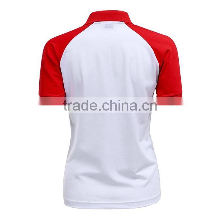 Latest Design Wholesale Ladies 100% Polyester Cool Dry Fit Cheap Polo Tshirt
