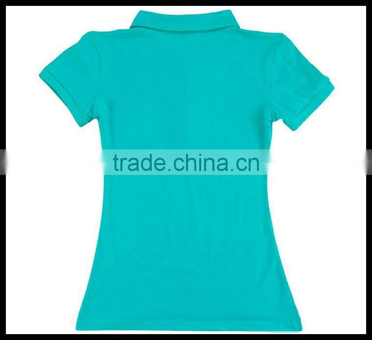 Ladies Long Jersey Fitted Polo Dress shirt 201309