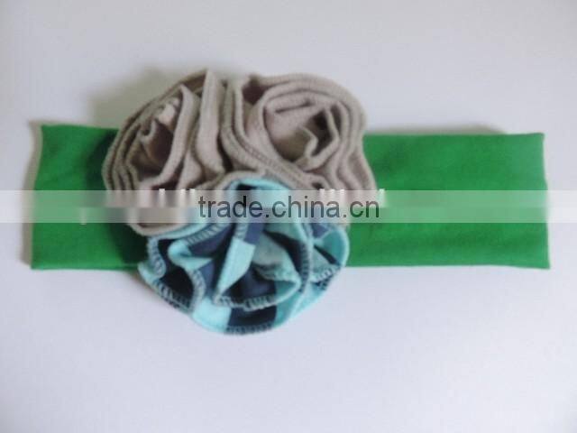 flower capitium for baby girls fashion blue and gray flower good decoration on baby head