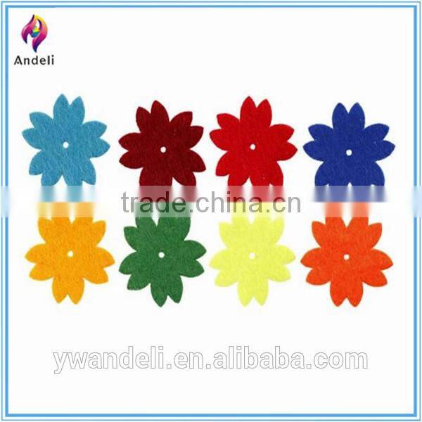 24-Piece Creative Factory Lovely Design Felt Flowers, Felt Decor With Multi-Colour