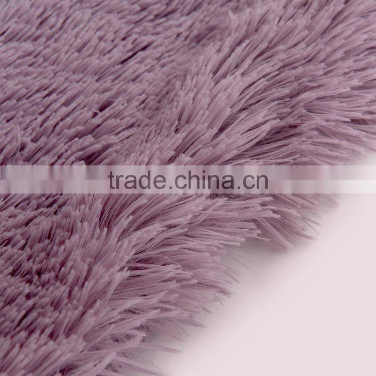 fashion pattern pv long pile fake fur throw micromink blanket