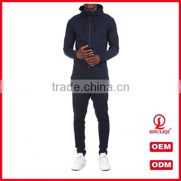 Mens Sportswear Slim Fit Plain Training Tracksuit / Warm up tracksuit wholesale for men H-2108